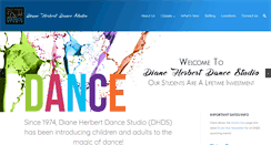 Desktop Screenshot of dianeherbertdancestudio.com