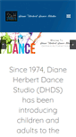 Mobile Screenshot of dianeherbertdancestudio.com